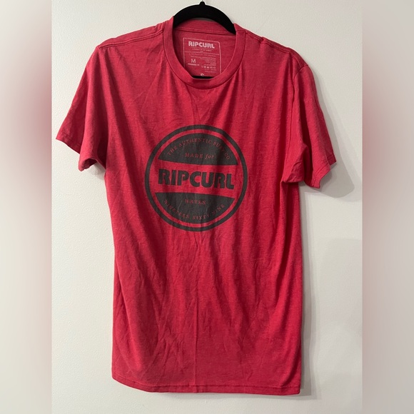 Rip Curl Crimson Tee with Black Logo - Picture 1 of 2